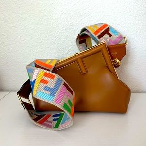 Fendi First in Camel. New, not used.